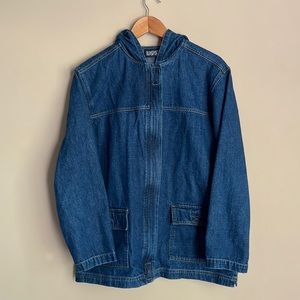 90’s Denim Hooded Jean Jacket